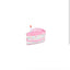 Birthday Cake Pink Dog Toy