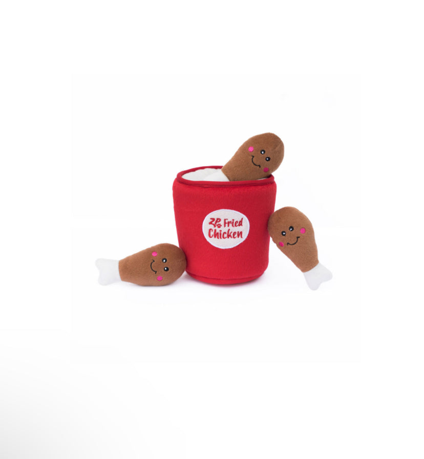 Fried Chicken Puzzle Dog Toy